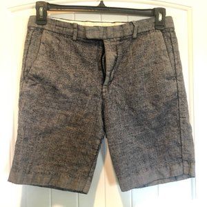 Theory linen grey shorts  size 32